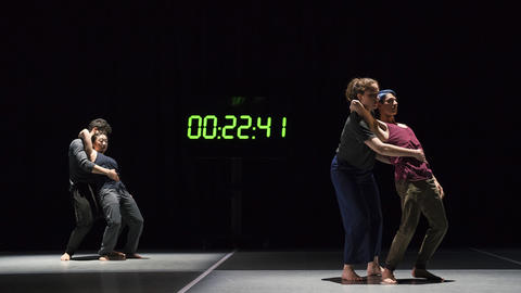 The company of Harvard Dance Project performs Bill T. Jones’ Story/Time