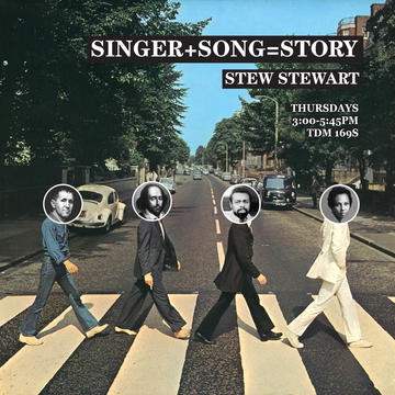 Promotional poster for the course Singer + Song = Story